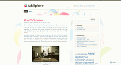 Desktop Screenshot of adosphere.wordpress.com