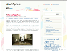 Tablet Screenshot of adosphere.wordpress.com