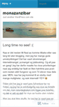 Mobile Screenshot of monazanzibar.wordpress.com