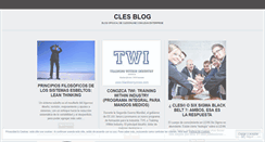 Desktop Screenshot of blogcles.wordpress.com