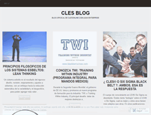 Tablet Screenshot of blogcles.wordpress.com