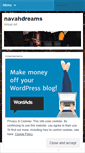 Mobile Screenshot of navahdreams.wordpress.com
