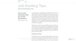 Desktop Screenshot of jobtipsandhelp.wordpress.com