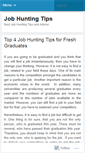 Mobile Screenshot of jobtipsandhelp.wordpress.com