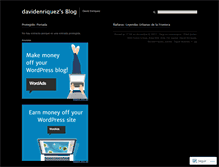 Tablet Screenshot of davidenriquez.wordpress.com