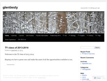 Tablet Screenshot of glentiesty.wordpress.com