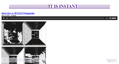 Desktop Screenshot of itisinstant.wordpress.com