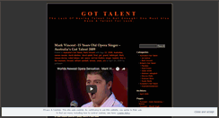 Desktop Screenshot of gottalent.wordpress.com