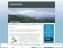 Tablet Screenshot of espacocincopontas.wordpress.com