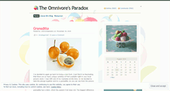 Desktop Screenshot of omnivoreparadox.wordpress.com