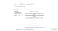 Desktop Screenshot of leonwilliams445.wordpress.com
