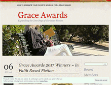 Tablet Screenshot of graceawardsdotorg.wordpress.com