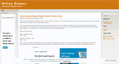 Desktop Screenshot of hilinehomes.wordpress.com