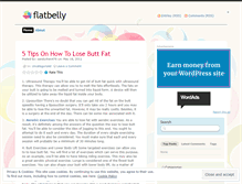 Tablet Screenshot of flatbellytips.wordpress.com