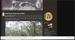 Desktop Screenshot of graveyardsandtombstones.wordpress.com