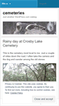 Mobile Screenshot of graveyardsandtombstones.wordpress.com
