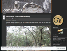 Tablet Screenshot of graveyardsandtombstones.wordpress.com