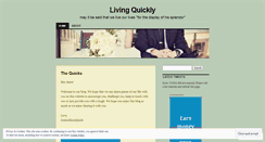 Desktop Screenshot of livingquickly.wordpress.com