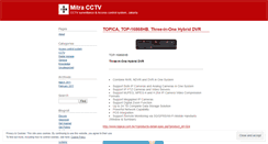 Desktop Screenshot of mitracctv.wordpress.com