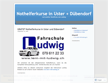 Tablet Screenshot of nothelferkurse.wordpress.com