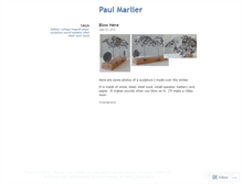 Tablet Screenshot of paulmarlier.wordpress.com