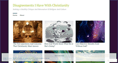 Desktop Screenshot of disagreementsihavewithchristianity.wordpress.com