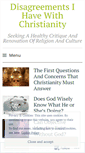 Mobile Screenshot of disagreementsihavewithchristianity.wordpress.com