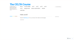 Desktop Screenshot of celtacompanion.wordpress.com