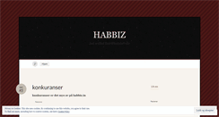 Desktop Screenshot of habbizin.wordpress.com