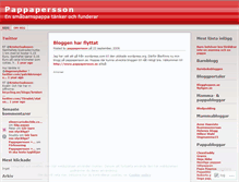 Tablet Screenshot of pappapersson.wordpress.com