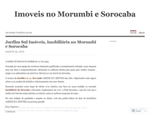 Tablet Screenshot of jardimsulimoveis.wordpress.com