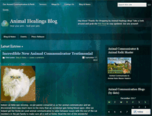 Tablet Screenshot of animalhealings.wordpress.com