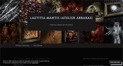 Desktop Screenshot of laetitiamantis.wordpress.com