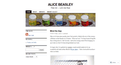 Desktop Screenshot of alicebeasley.wordpress.com