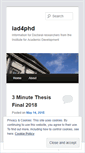 Mobile Screenshot of iad4phd.wordpress.com