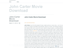 Tablet Screenshot of johncartermoviedownload.wordpress.com