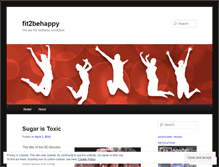 Tablet Screenshot of fit2behappy.wordpress.com