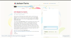 Desktop Screenshot of jacksonfarms09.wordpress.com