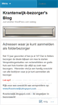 Mobile Screenshot of krantenwijkbezorger.wordpress.com