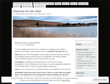 Tablet Screenshot of friendsofthearm.wordpress.com