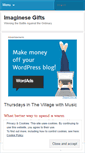 Mobile Screenshot of imaginesegifts.wordpress.com