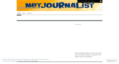 Desktop Screenshot of netjournalist.wordpress.com