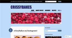 Desktop Screenshot of crissybakes.wordpress.com