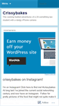 Mobile Screenshot of crissybakes.wordpress.com