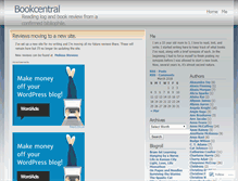 Tablet Screenshot of bookcentral.wordpress.com