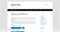 Desktop Screenshot of gigatribe.wordpress.com