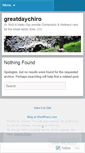 Mobile Screenshot of greatdaychiro.wordpress.com