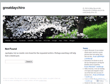 Tablet Screenshot of greatdaychiro.wordpress.com