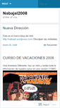 Mobile Screenshot of nabajal2008.wordpress.com