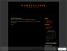 Tablet Screenshot of nabajal2008.wordpress.com